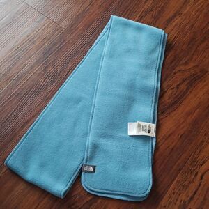 Northface Unisex Blue Fleece Scarf Athleisure Winter Cozy
